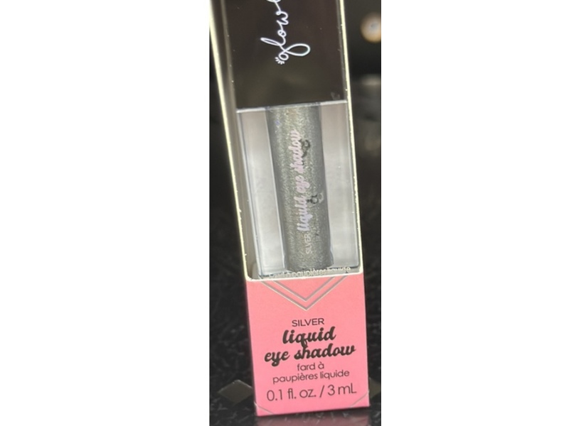 Glowbloom Liquid Eyeshadow, Silver, 0.1 fl oz/3 mL