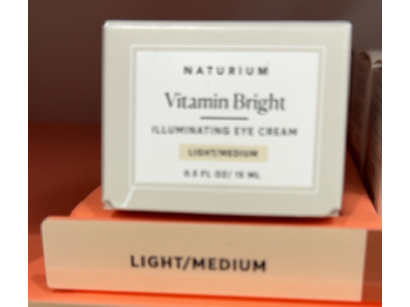 Naturium Vitamin Bright Illuminating Eye Cream, Light/Medium, 0.5 fl oz/15 mL
