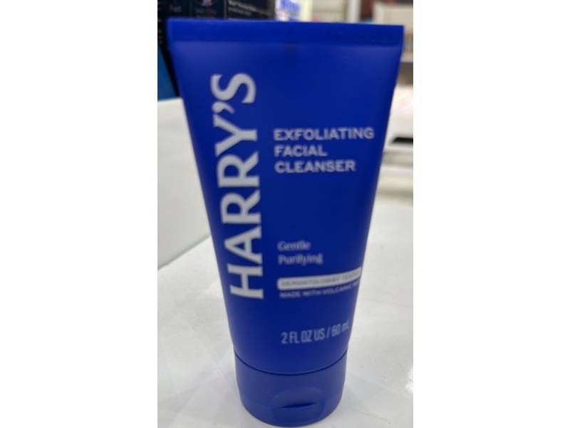 Harry's Exfoliating Facial Cleanser, 2 fl oz/60 mL