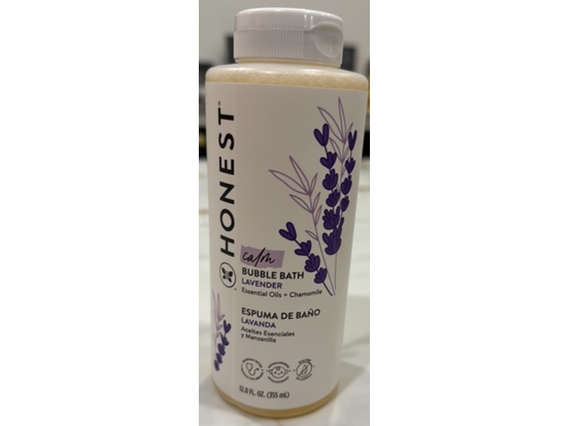 Honest Calm Bubble Bath, Lavender, 12 fl oz/355 mL