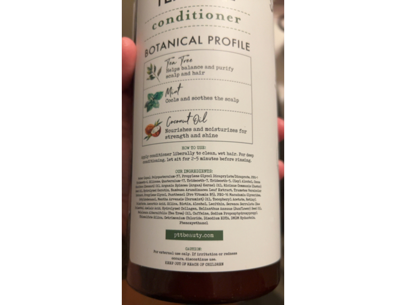 Pharm To Table Scalp Relief Conditioner, Tea Tree, 32 fl oz/960 mL