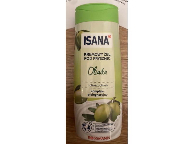 Isana Creamy Shower Gel, Olive Oil, 300 mL