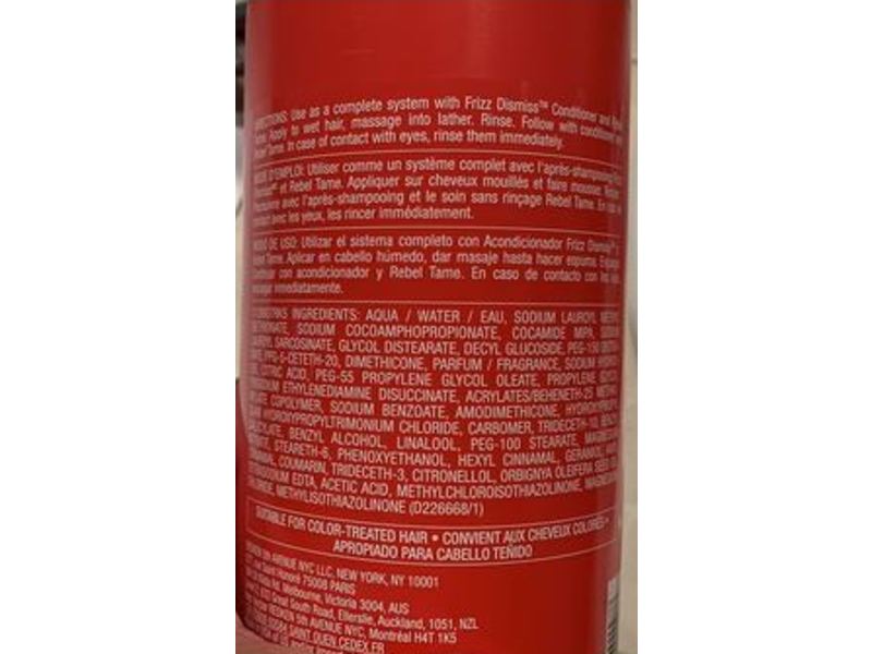 Redken Frizz Dismiss Shampoo, 33.8 fl oz / 1000 ml
