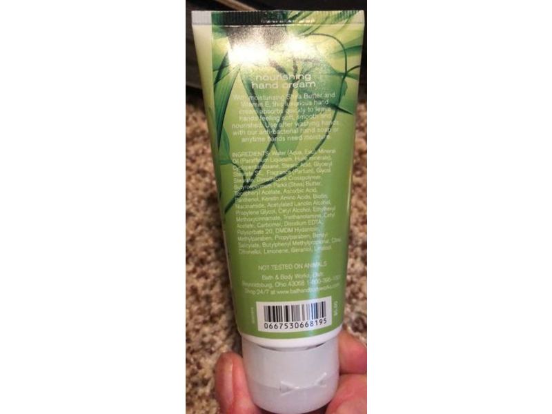 Bath & Body Works Nourishing Hand Cream, White Citrus, 2 fl oz/59 mL