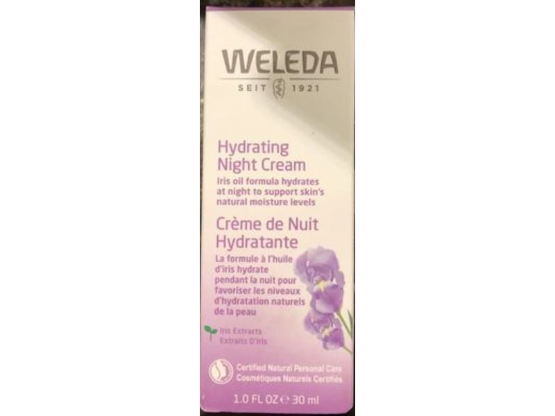 Weleda Hydrating Night Cream, 1.0 fl oz/30 mL