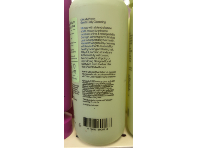 Eva.Nyc Take Care Healthy Hair Shampoo, Amino Acids, 10 fl oz/300 mL