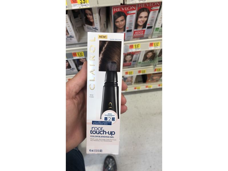 Clairol Root Touch -Up Semi Permanent Color Blending Gel, Dark Brown, 1.5 fl oz, 2 Count