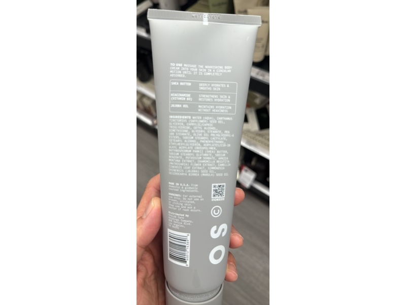 Onside Deep Moisture Body Cream, Fragrance Free, 7.1 fl oz/210 mL