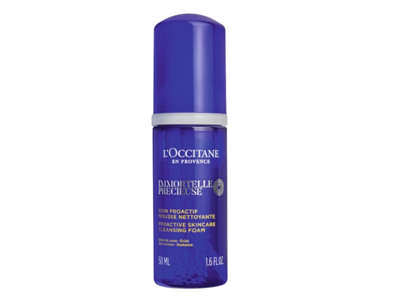 L’Occitane en Provence Immortelle Precious Cleansing Foam, 1.6 fl oz/50 mL