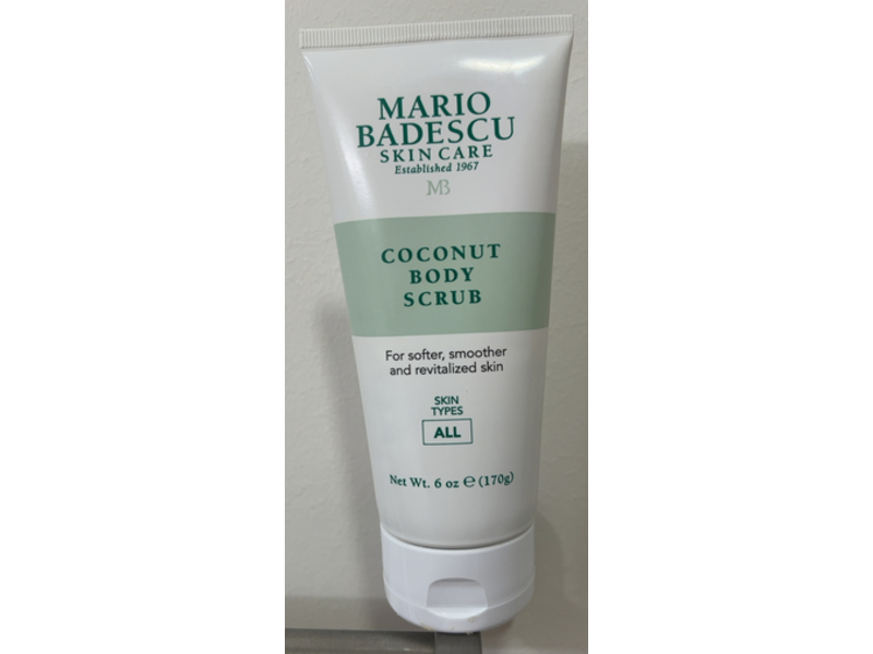 Mario Badescu Skin Care Coconut Body Scrub, 6 oz/170 g