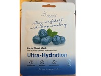 Via Beauty Ultra-Hydration Facial Sheet Mask, Blueberry Extract & Hyaluronic Acid, 22 g, 1 Count - thumbnail 2