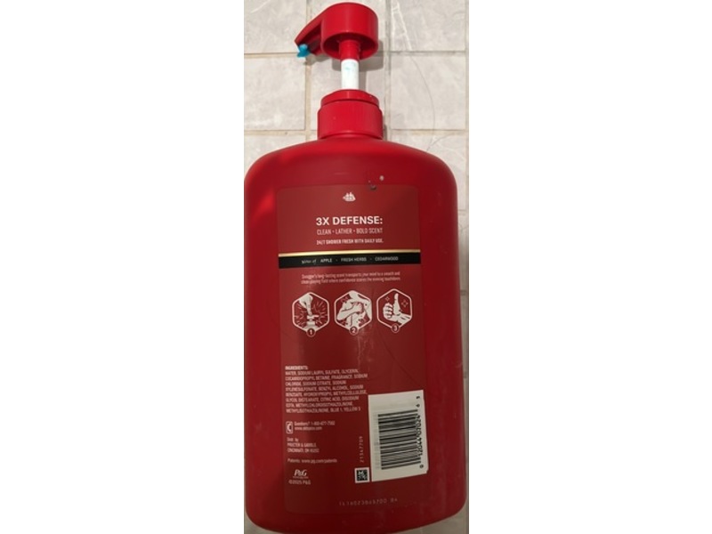Old Spice Swagger Body Wash, Cedarwood, 34.3 fl oz/1.01 L