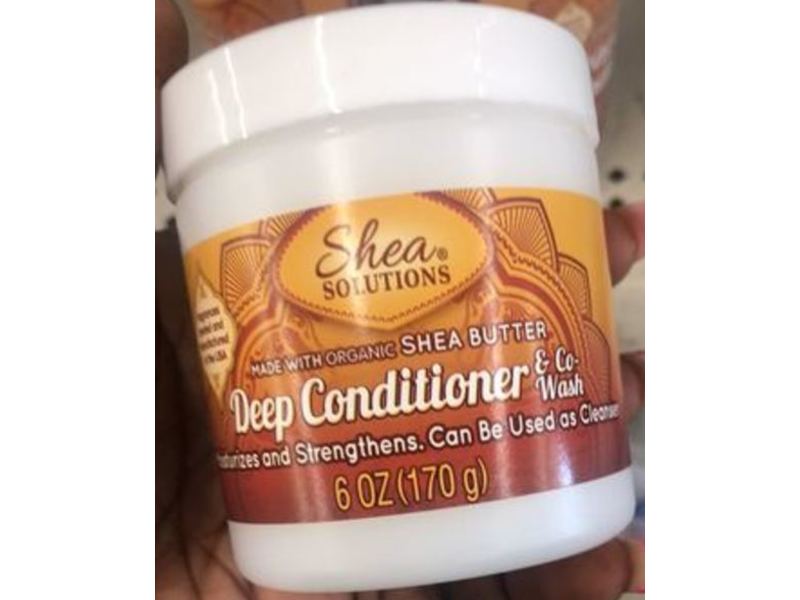 Shea Solutions Deep Conditioner & Co-Wash, Shea Butter, 6 oz/170 g