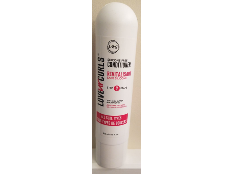 LUS Love UR Curls Silicone-Free Revitalisant Conditioner with Shea Butter & Moringa Oil, 8.5 fl oz/250 mL