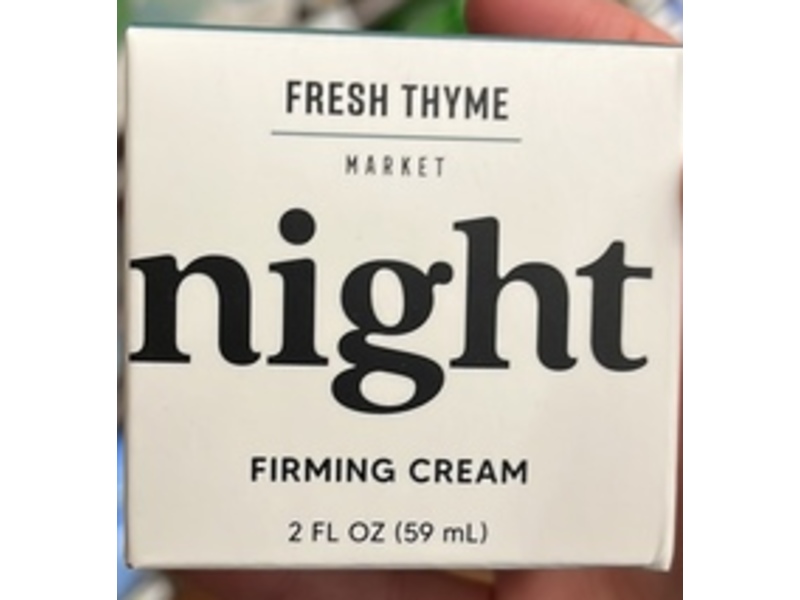 Fresh Thyme Night Firming Cream, 2 fl oz/59 mL