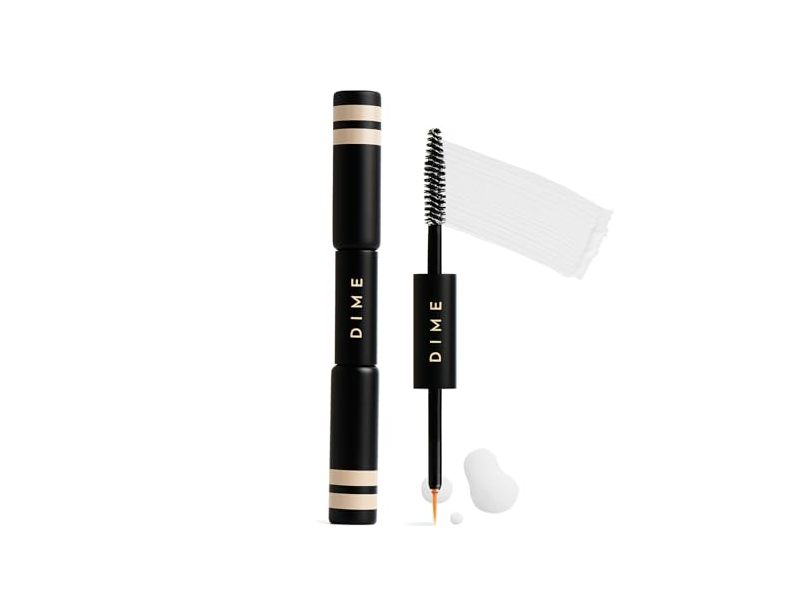 DIME Eyelash Boost Serum & Eyebrow Enhancing Gel Duo, 0.10 oz/3 mL