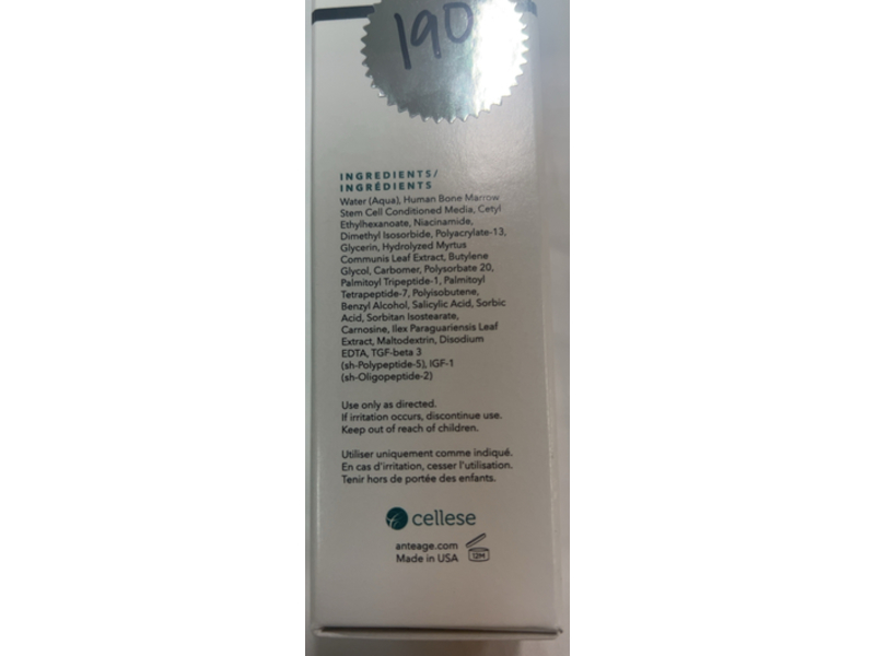 Anteage Md Hydrating Cream Serum, 1, 1 fl oz/30 mL