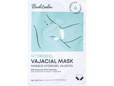 Bushbalm Vaginal Strips, Hdrogel, 0.64 oz/19 g, 1 Pair, Pack Of 3