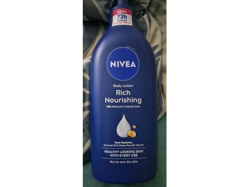 Nivea Rich Nourishing Moisturizing Body Lotion, 625 mL