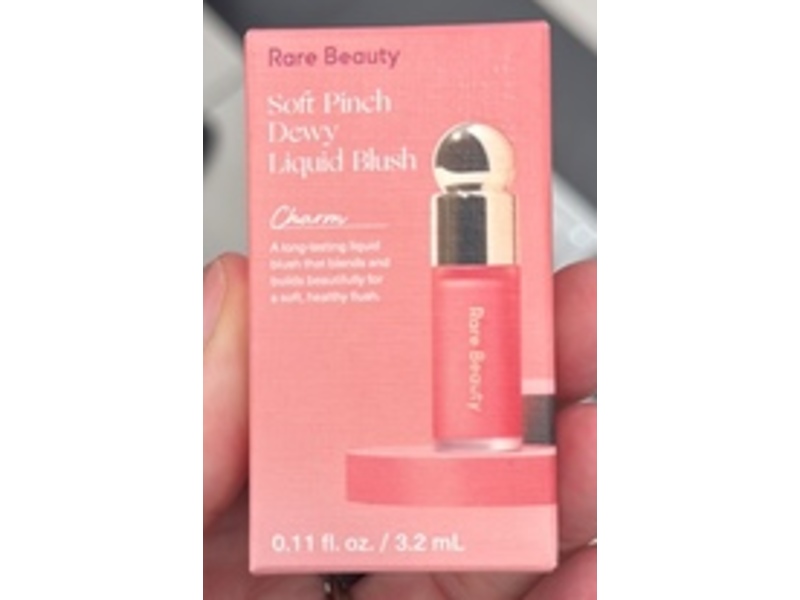 Rare Beauty Soft Pinch Dewy Liquid Blush, Charm, 0.11 fl oz/3.2 mL