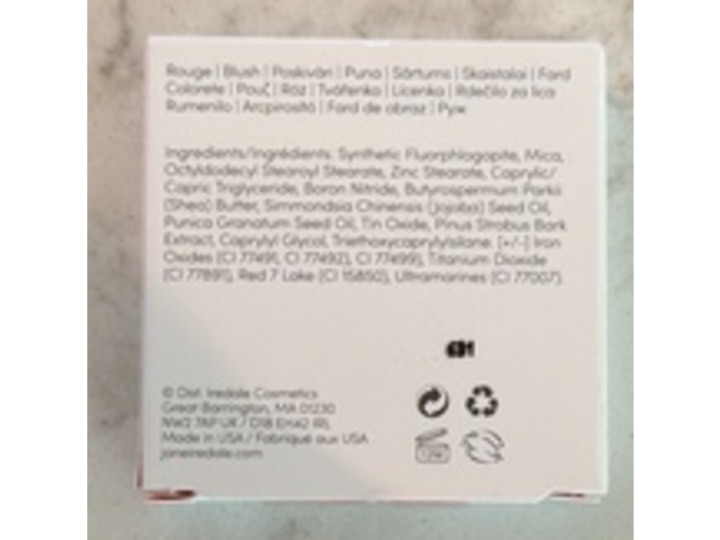 Jane Iredale PurePressed Blush, Barely Rose, 0.11 oz/3.2 g