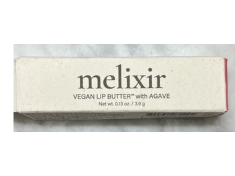 Melixir Vegan Lip Butter, Agave, 05 Dewy Rose, 0.13 fl oz/3.9 g