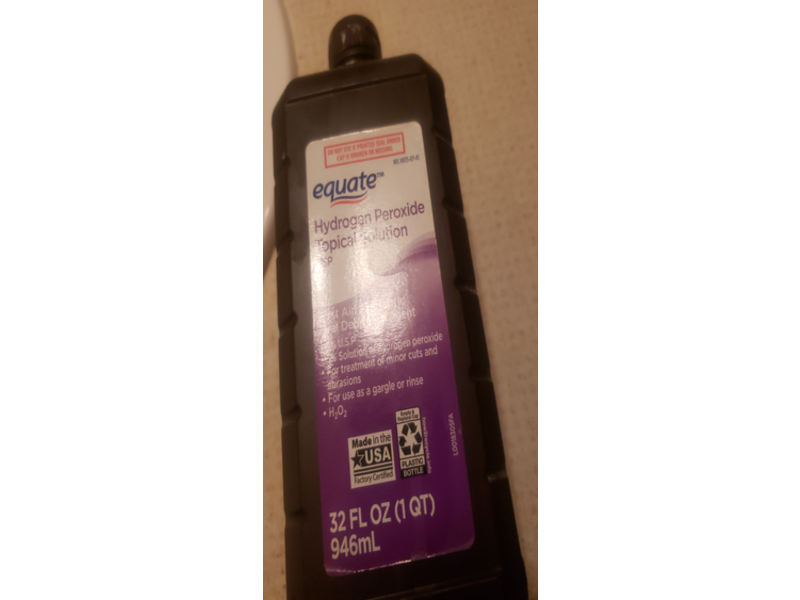 Equate Hydrogen Peroxide Topical Solution, 32 fl oz/946 mL