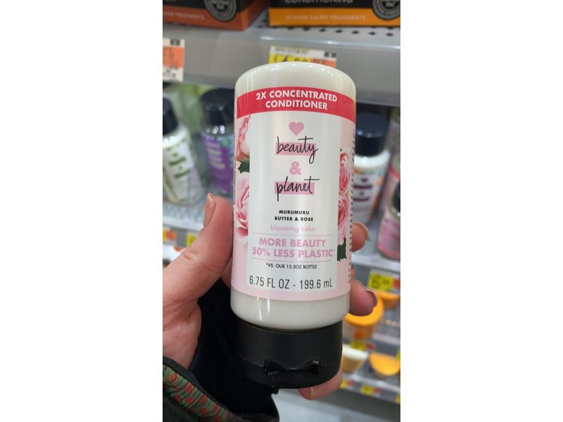 Love Beauty & Planet Murumuru Butter & Rose Blooming Conditioner, 6.75 fl oz/199.6 mL