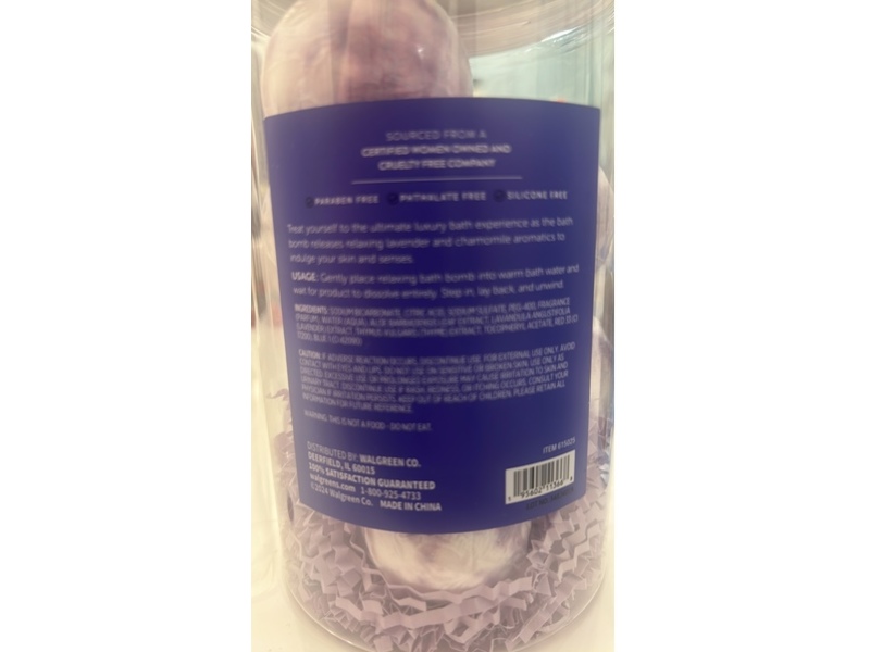 Modern Expressions Bath Bombs, Lavender & Chamomile, 1.76 oz/50g, 10 Count