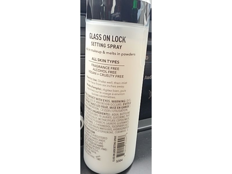Hard Candy Glass On Lock Setting Spray, 3.4 fl oz/100 mL