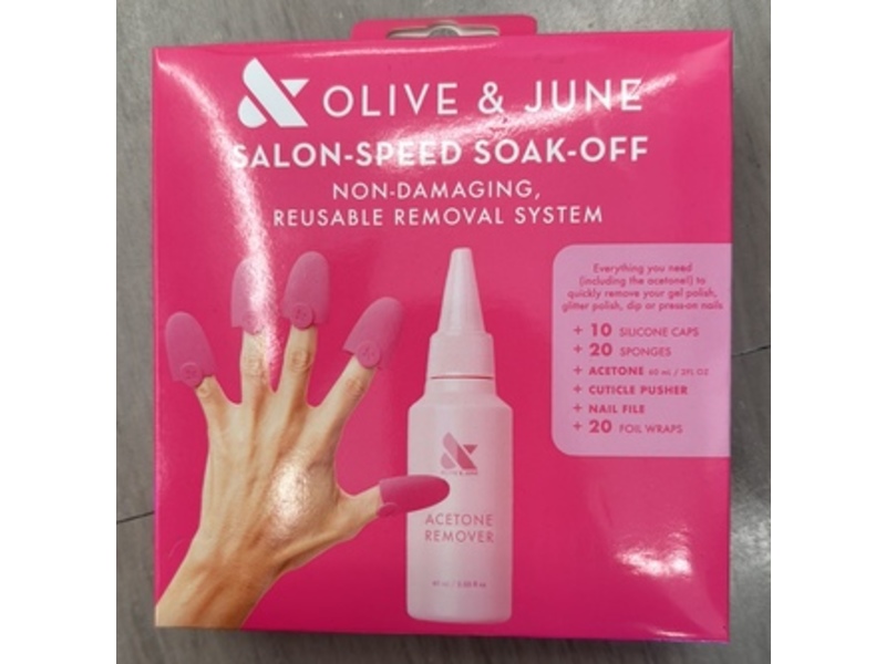 Olive & June Salon-Speed Soak-Off Gel Removal System Kit