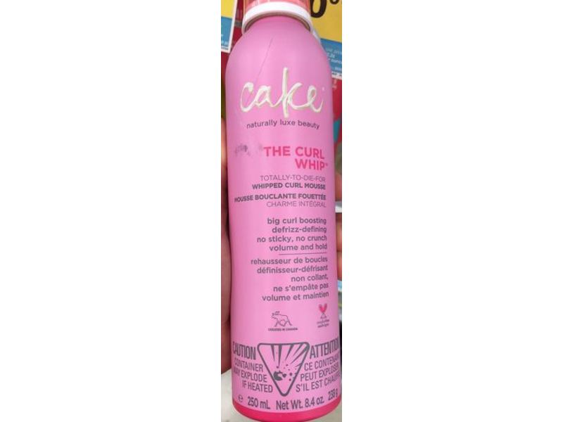Cake Beauty The Curl Whip Whipped Curl Mousse, 8.4 oz/250 mL