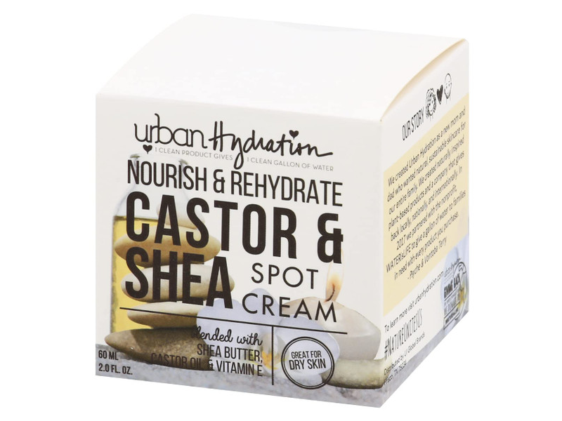 Urban Hydration Nourish And Rehydrate Spot Cream, Castor & Shea, 2.0 fl oz/60 mL