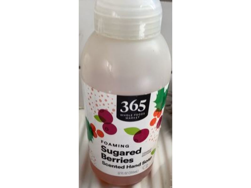 365 Whole Foods Market Foaming Hand Soap, Sugared Berries Scented, 12 fl oz/355 mL