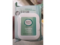 Signature Care Sensitive Cleansing Towelettes, 25 Count - thumbnail 2