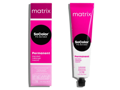 Matrix SoColor Pre-Bonded Permanent Hair Color, 8N Medium Blonde Neutral, 3 oz/85 mL, 2 Applications