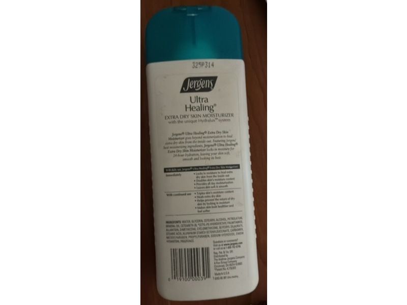 Jergens Ultra Healing Moisturizer, 10 fl oz/295 mL