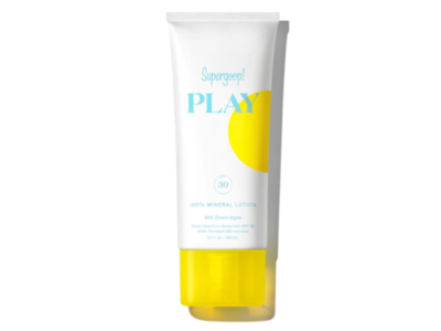 Supergoop! Play 100% Mineral Lotion, Green Algae, SPF 30