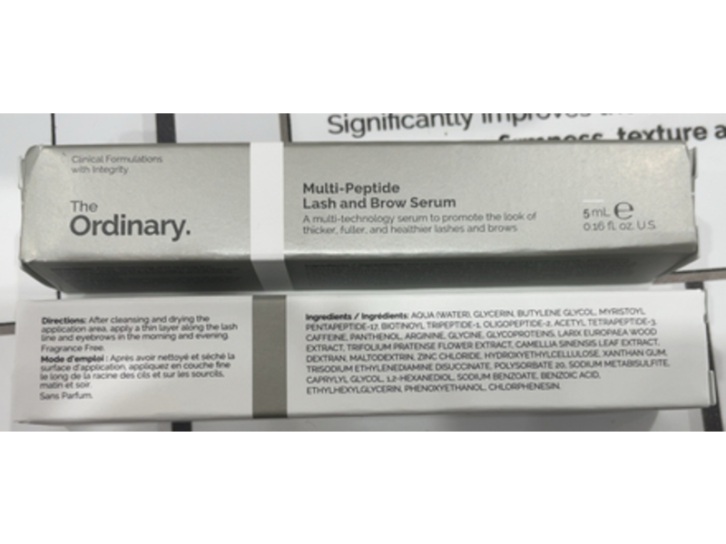 The Ordinary Multi-Peptide The Lash & Brow Serum Duo, 0.16 fl oz/5 mL