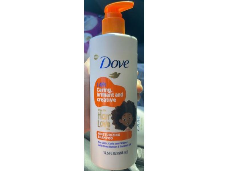 Dove kids Hair Love Shampoo, Coconut Oil & Shea Butter, 17.5 fl oz/518 mL