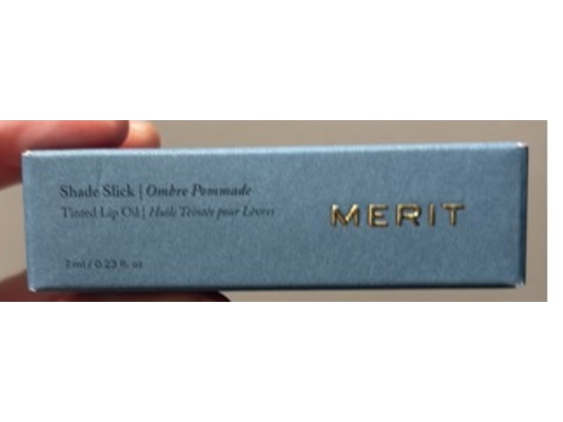 Merit Shade Slick Tinted Lip Oil, Bel Air, 0.23 fl oz/7 mL