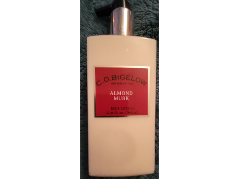 C.O Bigelow Body Lotion, Almond Musk, 11.0 fl oz/345 mL