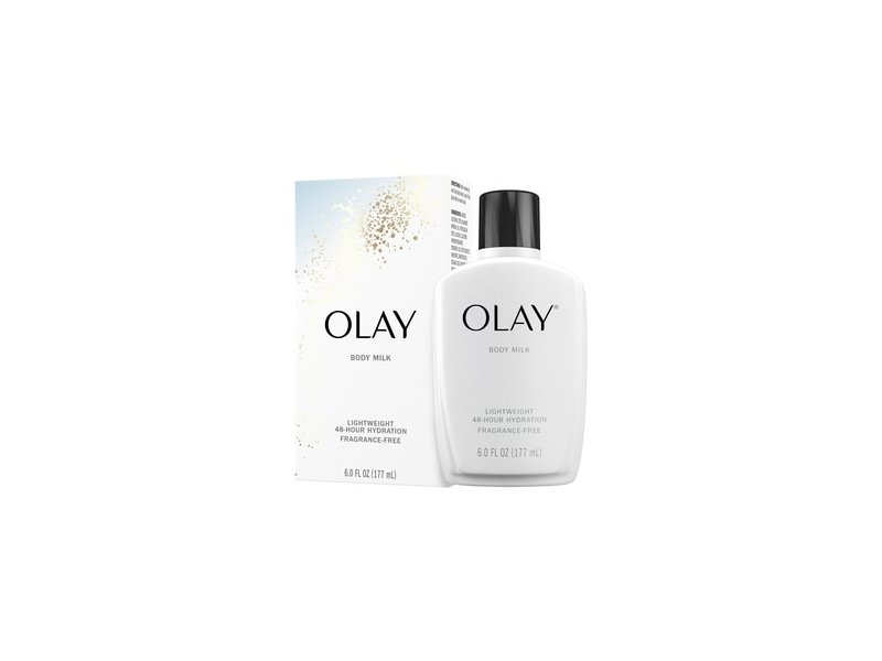 Olay 48h Hydration Lightweight Body Milk, 6.0 fl oz/177 mL