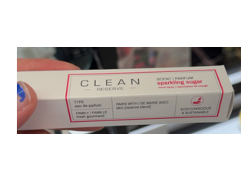 Clean Reserve Eau De Parfum, Sparkling Sugar, 0.33 oz/10 mL