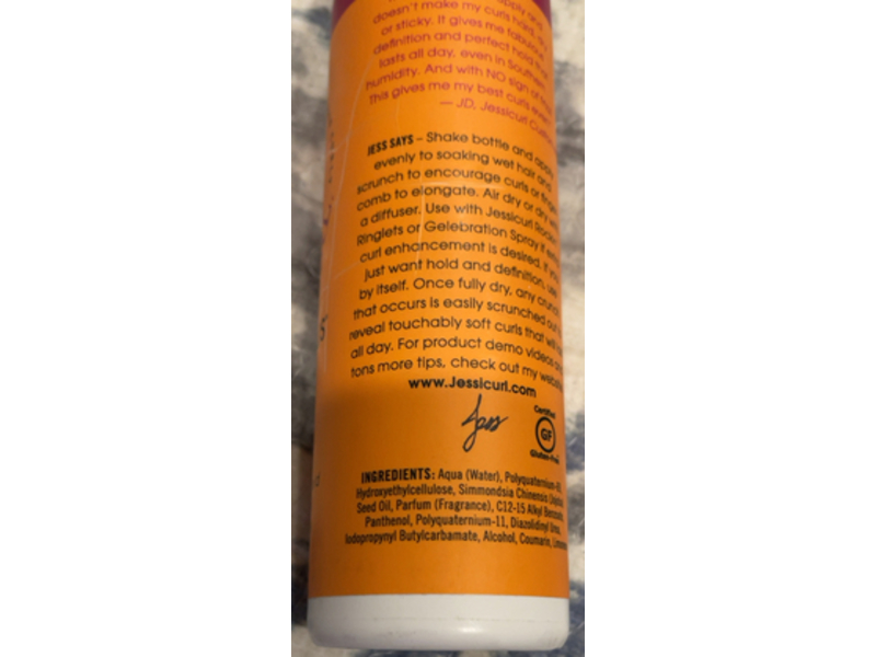 Jessicurl Spiralicious Gel, Island Fantasy, 8 fl oz/237 mL