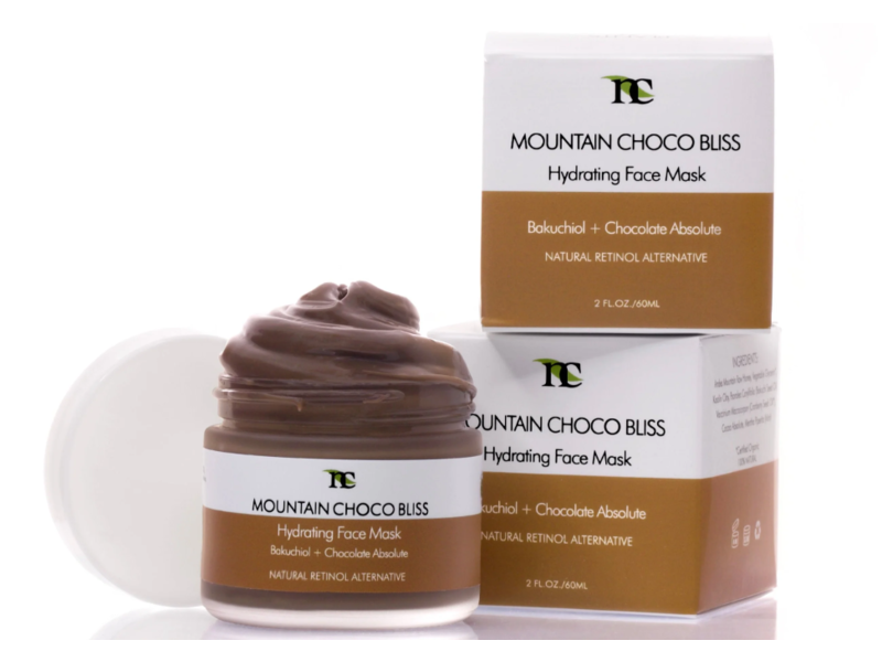 Natura Culina Mountain Choco Bliss Hydrating Face Mask, 2 oz/60 mL
