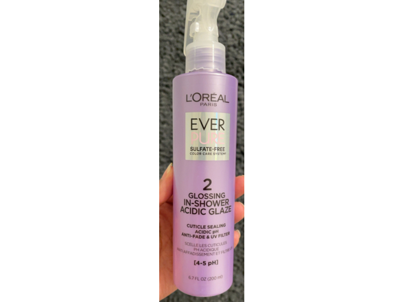 L'Oreal Paris Ever Pure Glossing In Shower Acidic Glaze Hair Spray, 2, 6.7 fl oz/200 mL