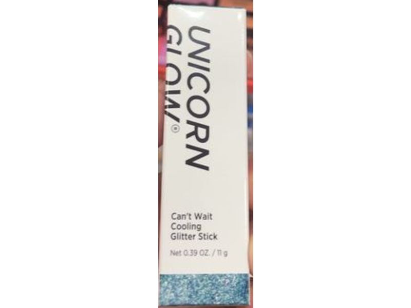 Unicorn Glow Can't Wait Cooling Glitter Stick, 01 Abyss, 0.39 oz/11 g