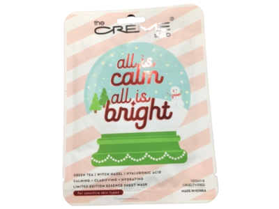 The Creme Shop All Is Calm All Is Bright Essence Sheet Mask, 1 Count