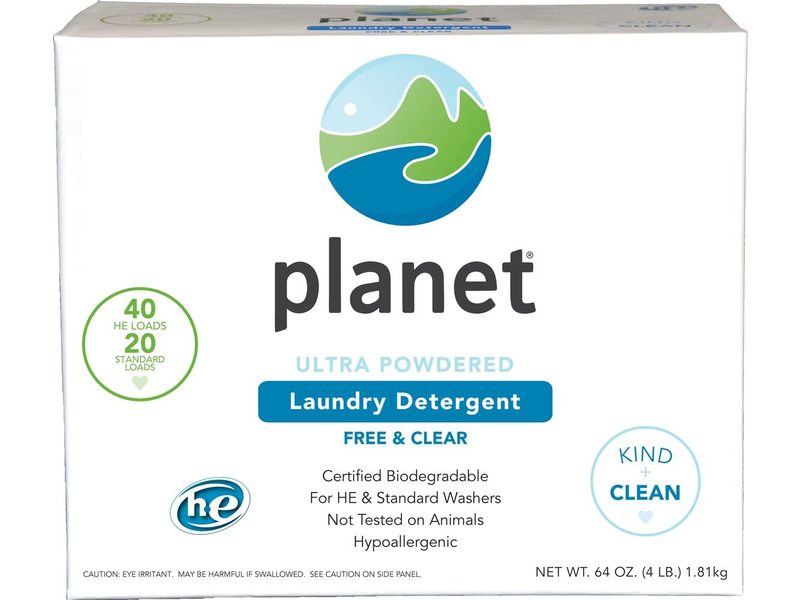 Planet Ultra Powdered Laundry Detergent, 64 oz/4 lb